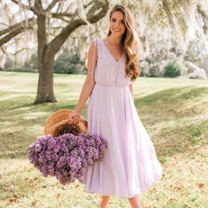 Gal Meets Glam Hillary Midi Dress- size 6